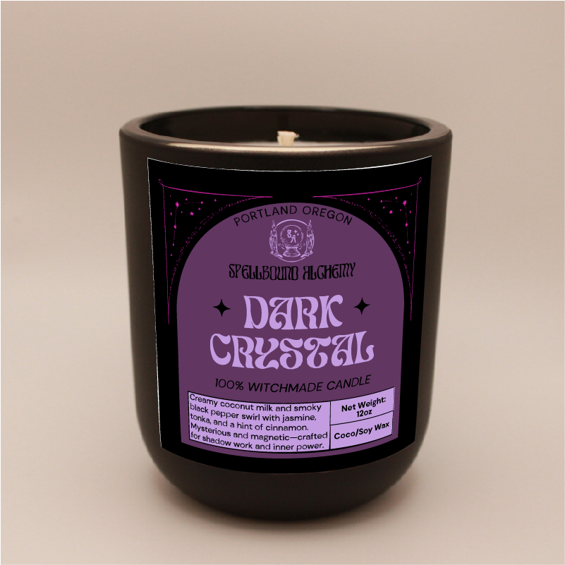 Cristal de la Obscuridad (vela de vidrio)