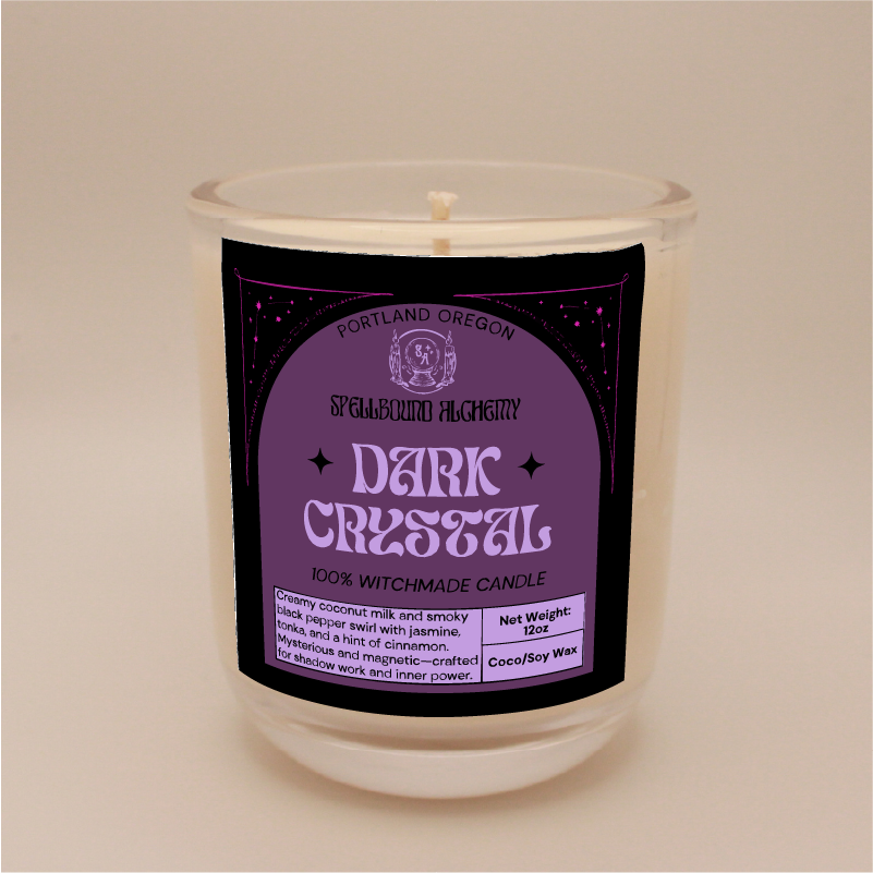 Cristal de la Obscuridad (vela de vidrio)