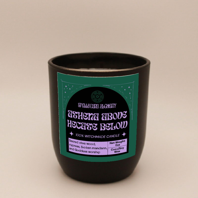 Athena above, Hecate below