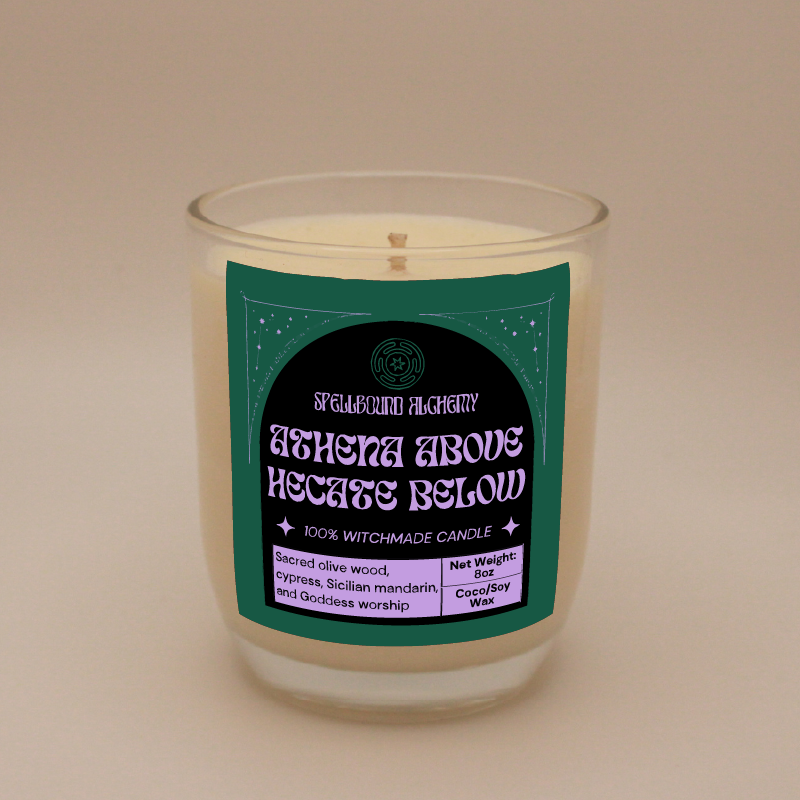 Athena above, Hecate below