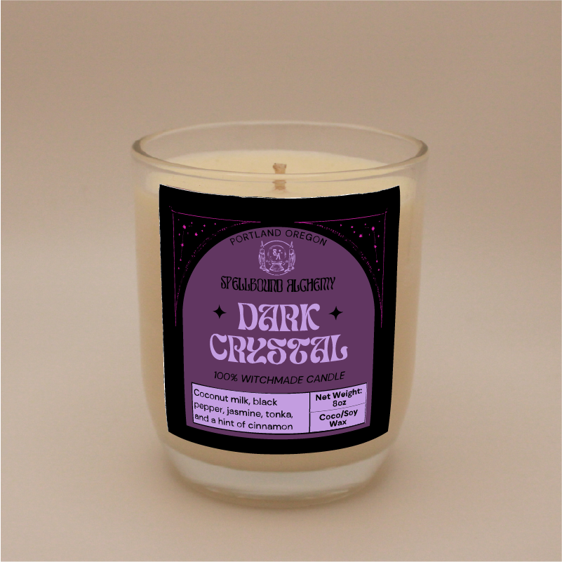 Cristal de la Obscuridad (vela de vidrio)