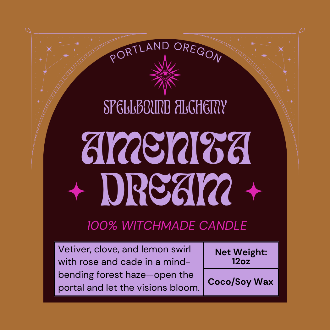 Amanita Dream (Glass Candle)