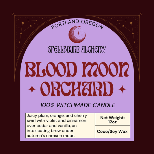Blood Moon Orchard (Glass Candle)
