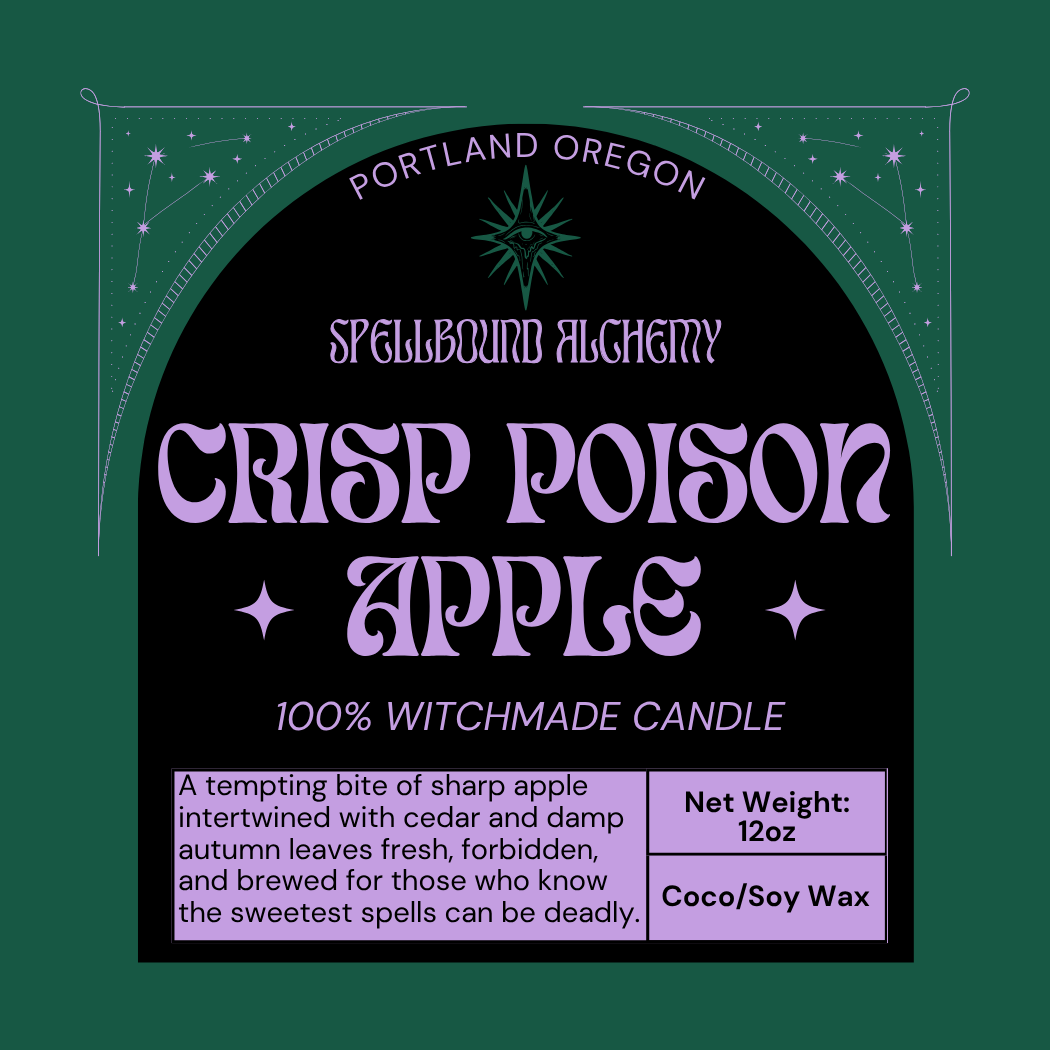 Crisp Poison Apple (Glass Candle)