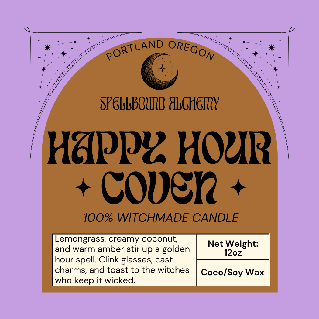 Happy Hour Coven (Glass Candle)