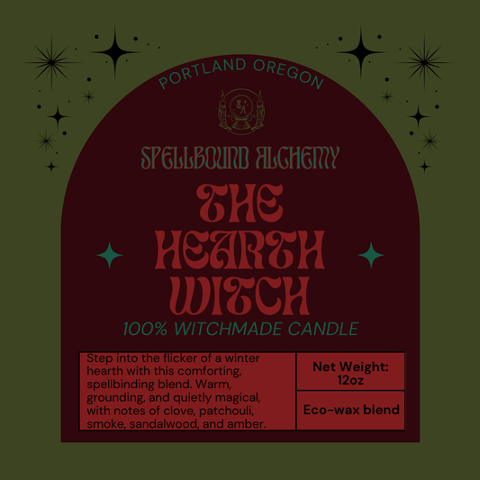The Hearth Witch (Tin Candle)