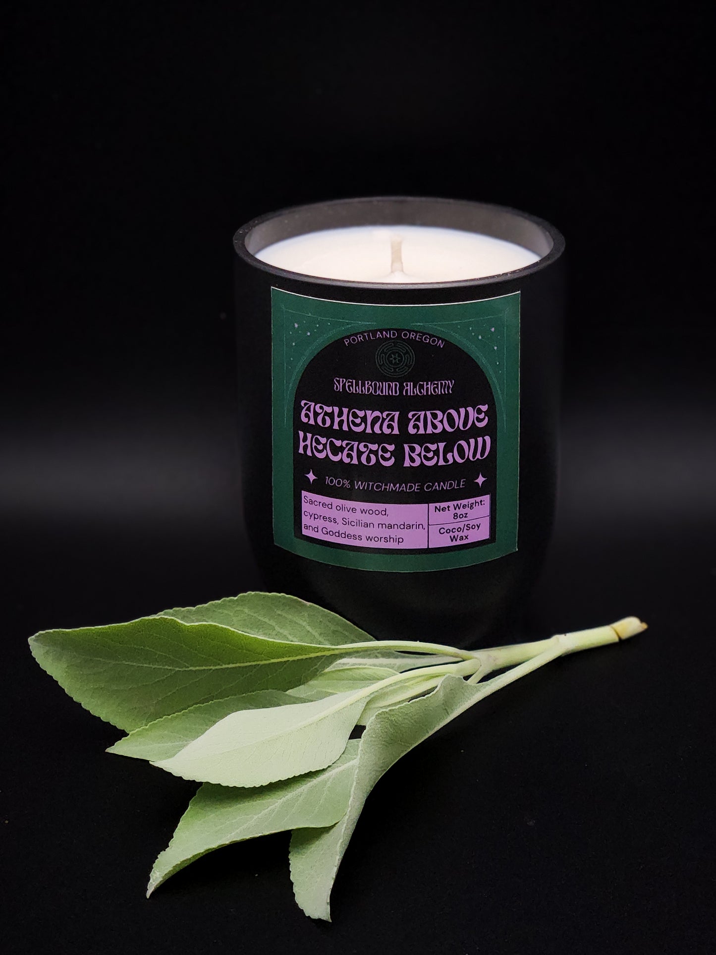 Athena above, Hecate below