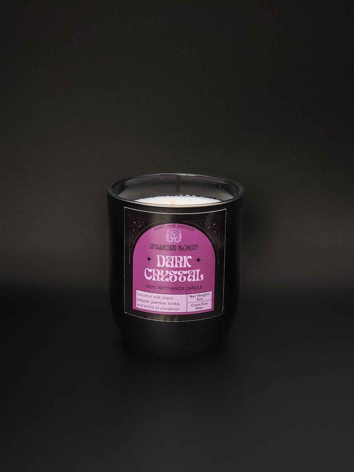 Cristal de la Obscuridad (vela de vidrio)