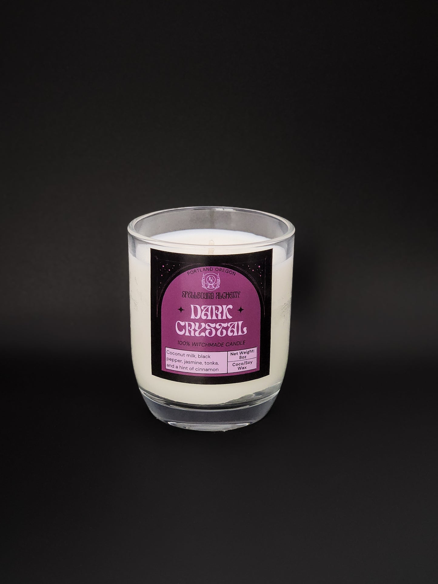 Cristal de la Obscuridad (vela de vidrio)