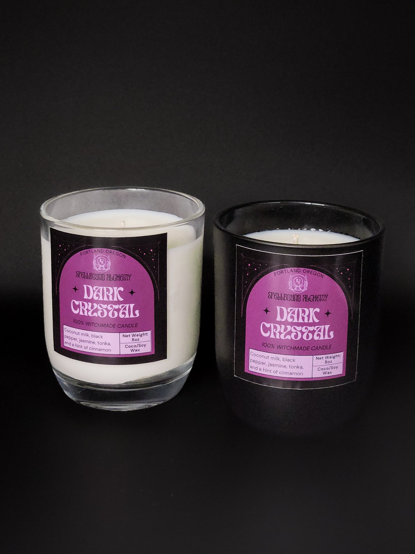 Cristal de la Obscuridad (vela de vidrio)