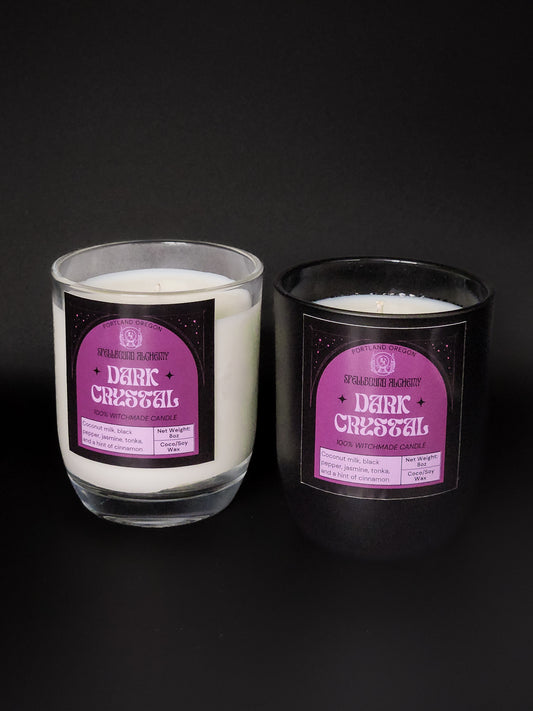 Dark Crystal (Glass Candle)