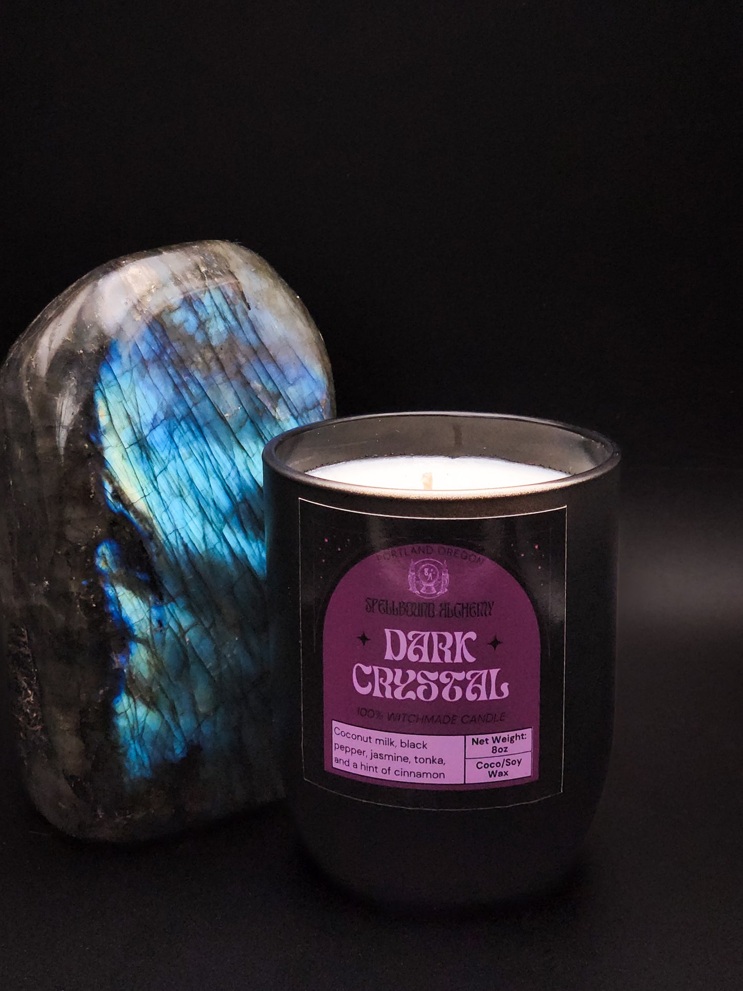 Cristal de la Obscuridad (vela de vidrio)