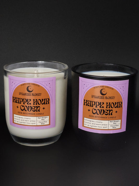 Happy Hour Coven (Glass Candle)